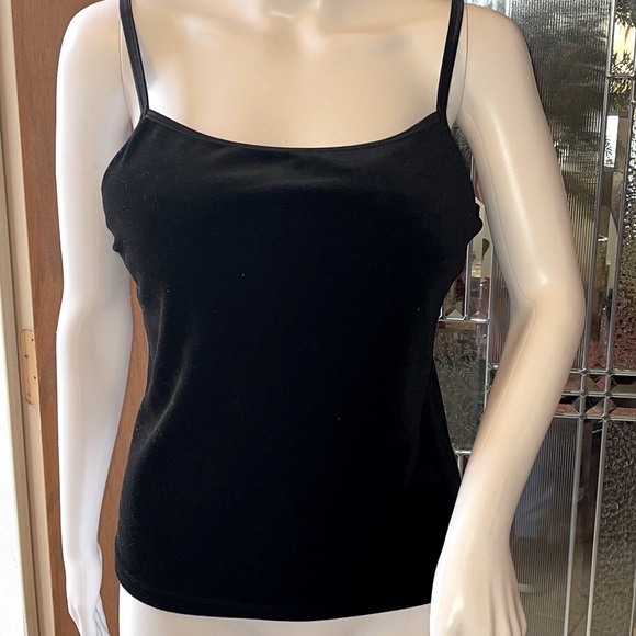 Style & Co. Other - 🛍4 for $12🛍️ Black velour Cami with adjustable straps
